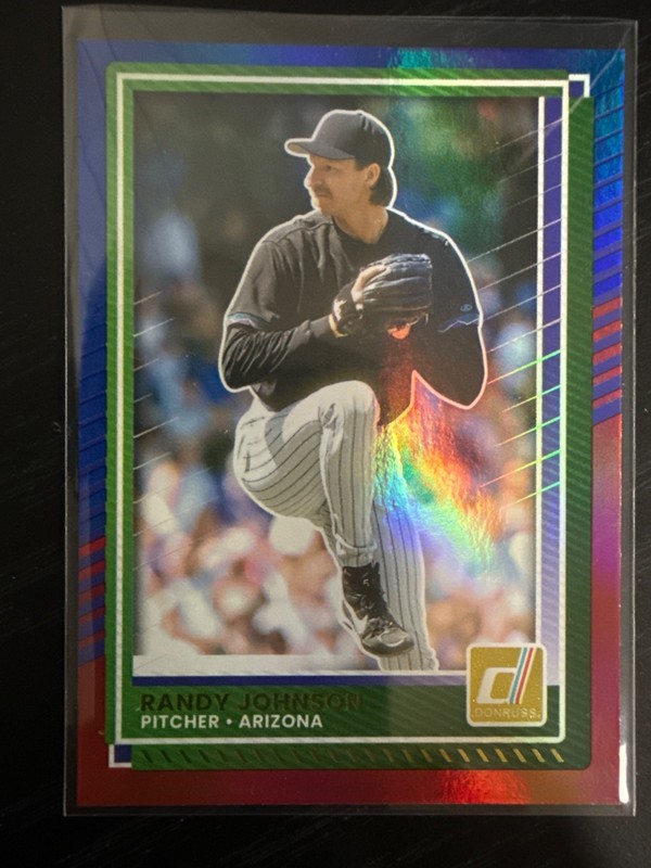 Randy Johnson Donruss 2025 Donruss #65 Red and Blue