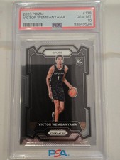 2023-24 Panini Prizm - Victor Wembanyama #136 (RC) - PSA 10