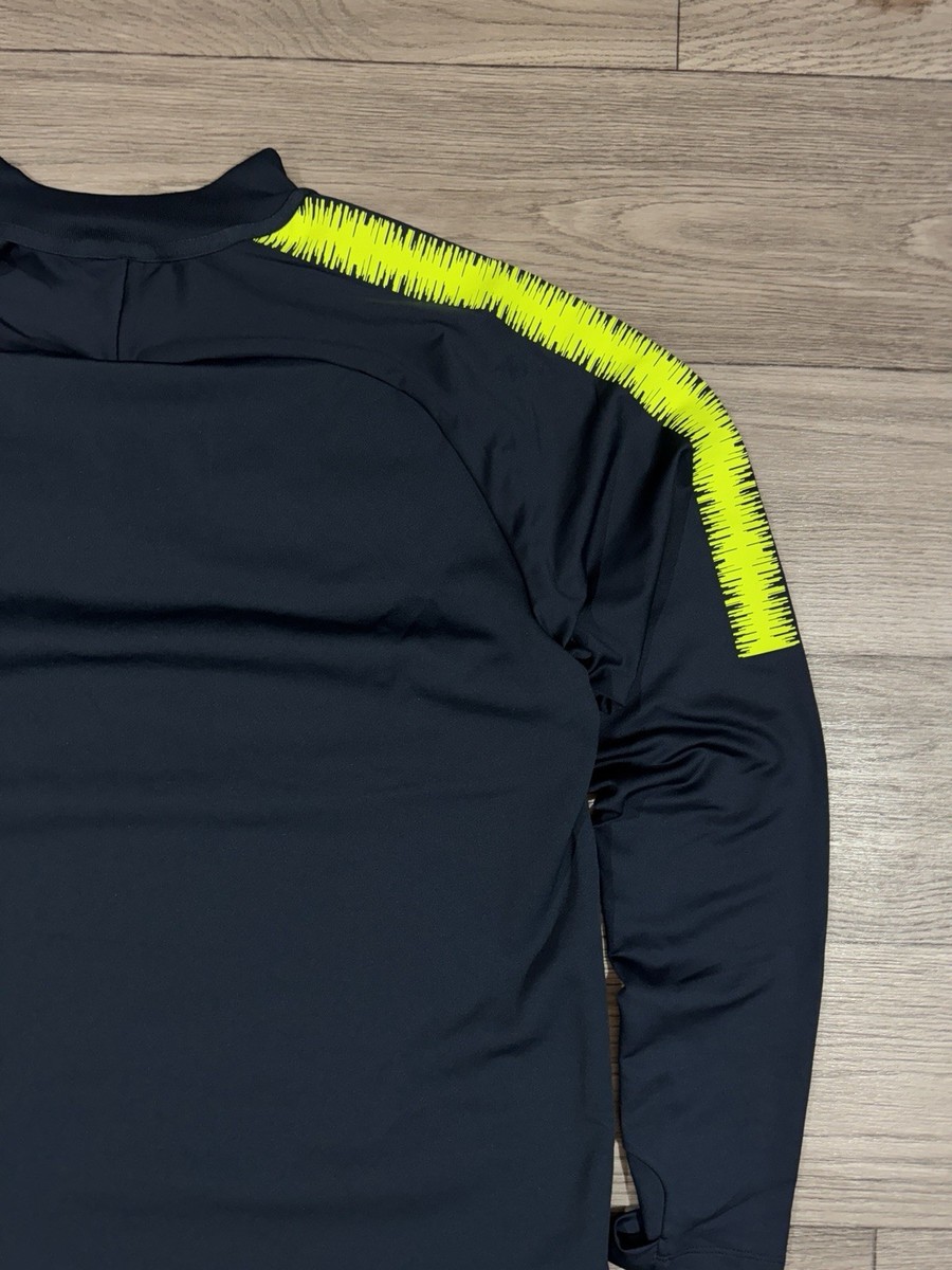 Brazil 2018 2019 Training Football Soccer 1/4 Zip Drill Top Jumper