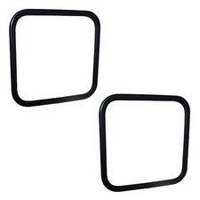 Crown Automotive J5462736 Set of 2 Black Side View Mirrors for 55-86 CJ5/CJ6