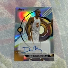 2023-24 Topps Finest Dejounte Murray Autograph Refractor FA-DM Hawks