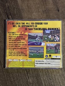 NFL 2K - Sega Dreamcast - Complete And Tested