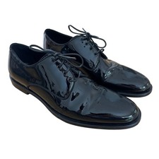 Dolce & Gabbana - Patent Leather Lace Up Dress Shoes in Black