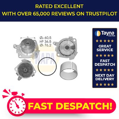 Water Pump NWP1487 NAPA Coolant 7762926 Genuine Top Quality Guaranteed New