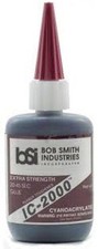 Bob Smith Industries BSI-117 Extra Strength Carbon & Rubber IC-2000 1/2oz Glue