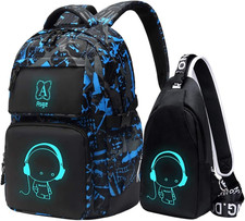 Asge Rucksack Jungen Schulrucksack Mädchen T...