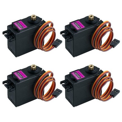 Hosyond 4Pack MG996R 55g Digital RC Servo Motors High Torque Metal x 4 