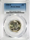 1940-D Washington Quarter PCGS MS64  #GA6-52