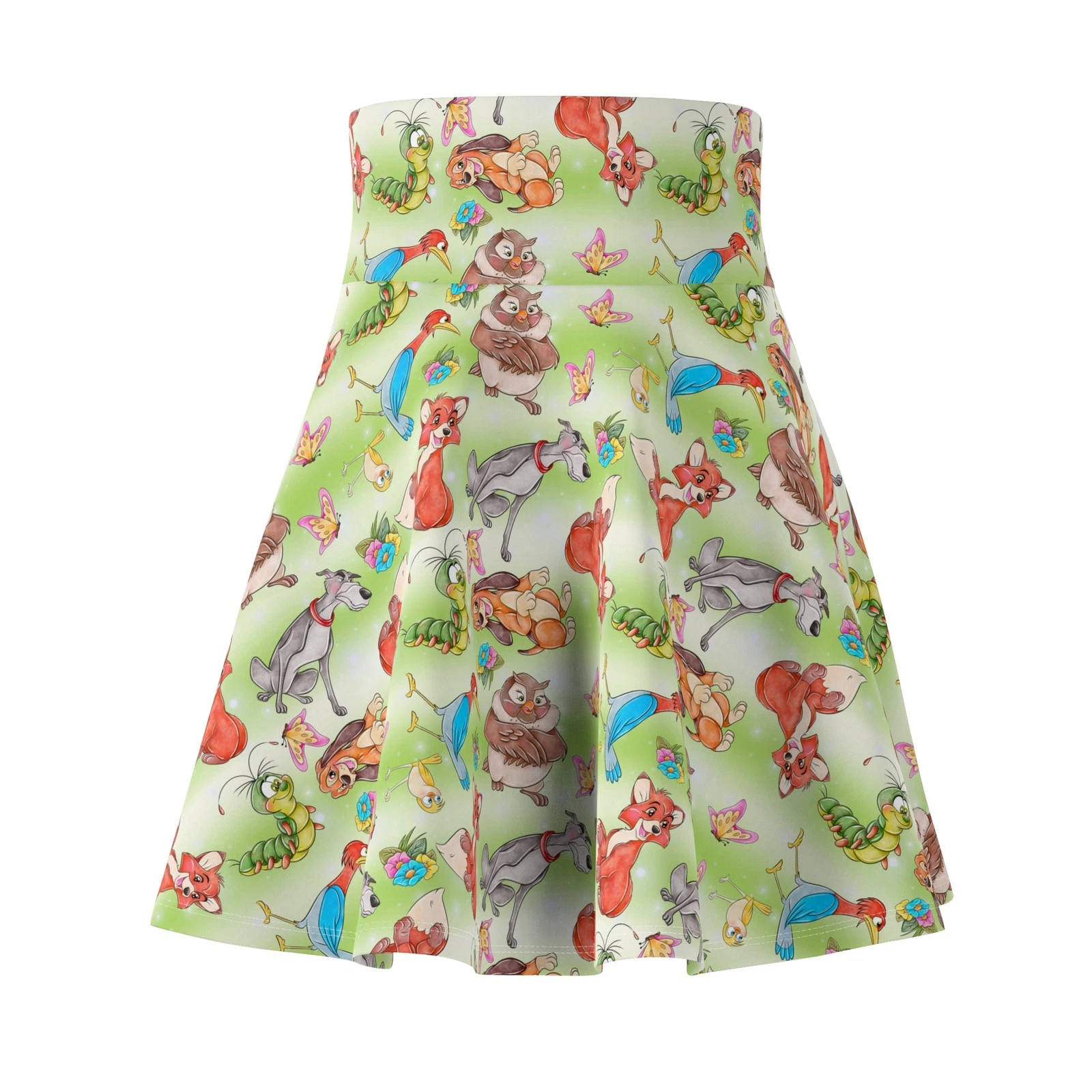 Fox & The Hound Women's Skater Skirt, Gift for Her