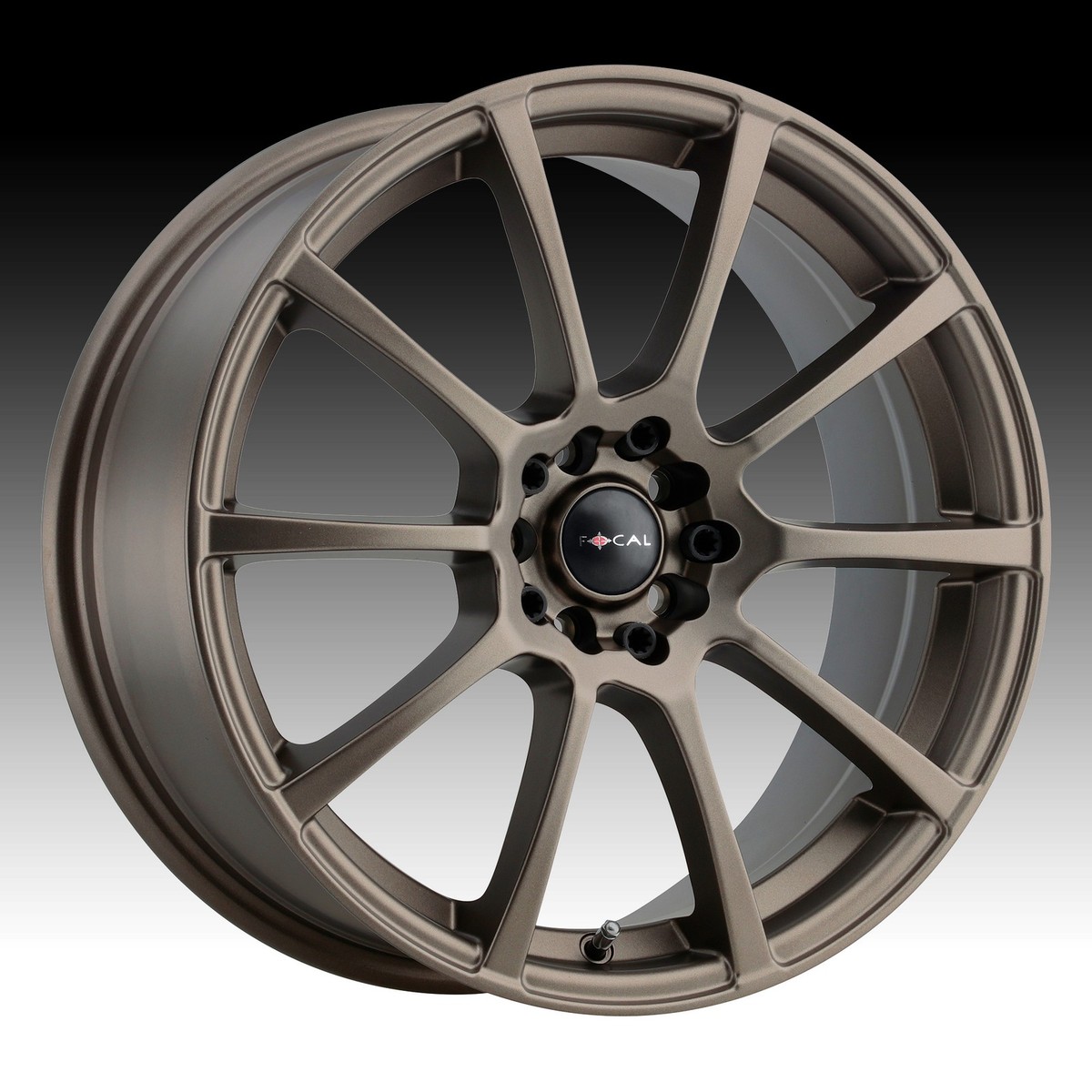 ATOMZ 20 inch フォーク&フロントホイールセット 4/Focal 448BZ F-20 Satin Bronze 18x8 5x4.25 / 5x115 40mm (448