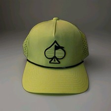 Pins and Aces Limited Edition Lime Green / Black Rope SnapBack Hat Brand New
