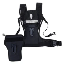 Double Camera Harness for All DSLR Models with Detachable and Foldable