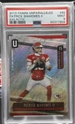 Patrick Mahomes II 2019 Panini Unparalleled Galactic #82 Error PSA 9 Mint