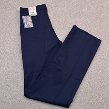NEW Vintage 90s BSA Cub Scout Uniform Pants Boys 14 Blue Made in USA Unhemmed
