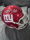 Saquon Barkley SIGNED New York Giants Mini Helmet Beckett Authenticated