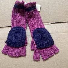 Girls CollectionEighteen Knitted Gloved, Use With Or Without Fingers NWT