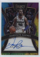 2019-20 Panini Select Signatures Tie-Dye Prizm /25 Harrison Barnes #SG-HBN Auto