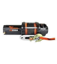Mile Marker 77-53112bw 3500lb Winch Waterproof 12v 2.4hp Synthetic Rope Pe3.5 Es Mile Marker 77-53112bw 3500lb Winch Waterproof 12v 2.4hp Synthetic Rope Pe3.5 Es