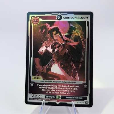 Gamersupps Vcard Divine Chaos Crimson Bloom 1st Edition Holo Power 8 Vtuber