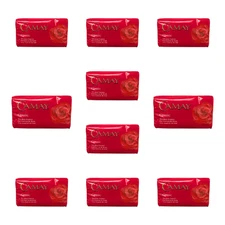 10 X Camay Classic Body Wash Bar Soap w/ Rose Essence & Subtle Scented, 4.98 oz.