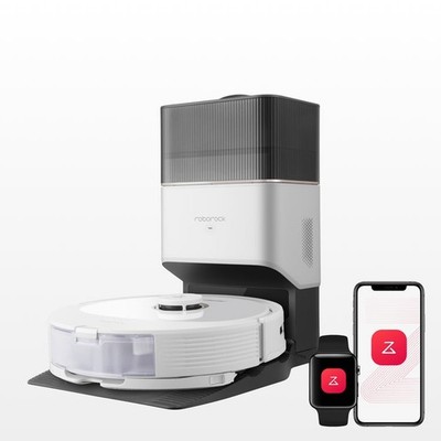 ROBOROCK Q8 MAX+ Saugroboter, Weiß, Gebraucht