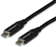 Image of StarTech.com USB C to USB C Cable - 6 ft / 2m - w/ 5A Power Delivery - USB 2.0