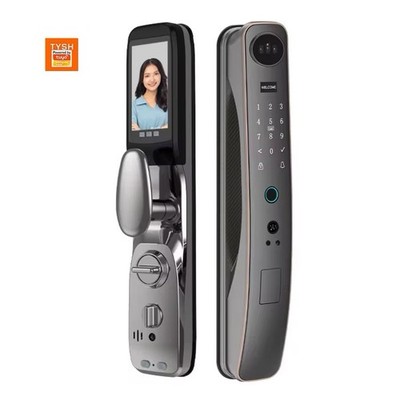 Electronic Smart Door Lock APP Fingerprint Card Password Key Home Security Lock