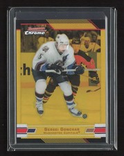 2003-04 Bowman Draft P&P #54 Sergei Gonchar Chrome Gold Refractors #/50