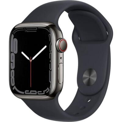 Apple Watch Series 7 41mm 45mm Wi-Fi + GPS + Cellular Smartwatch - Heavy Scratch