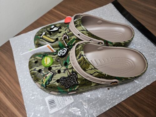 Crocs x Luke Combs Bootleggers Camo Mossy Oak Croc Clogs Men's 12 New !!! - Picture 4 of 11