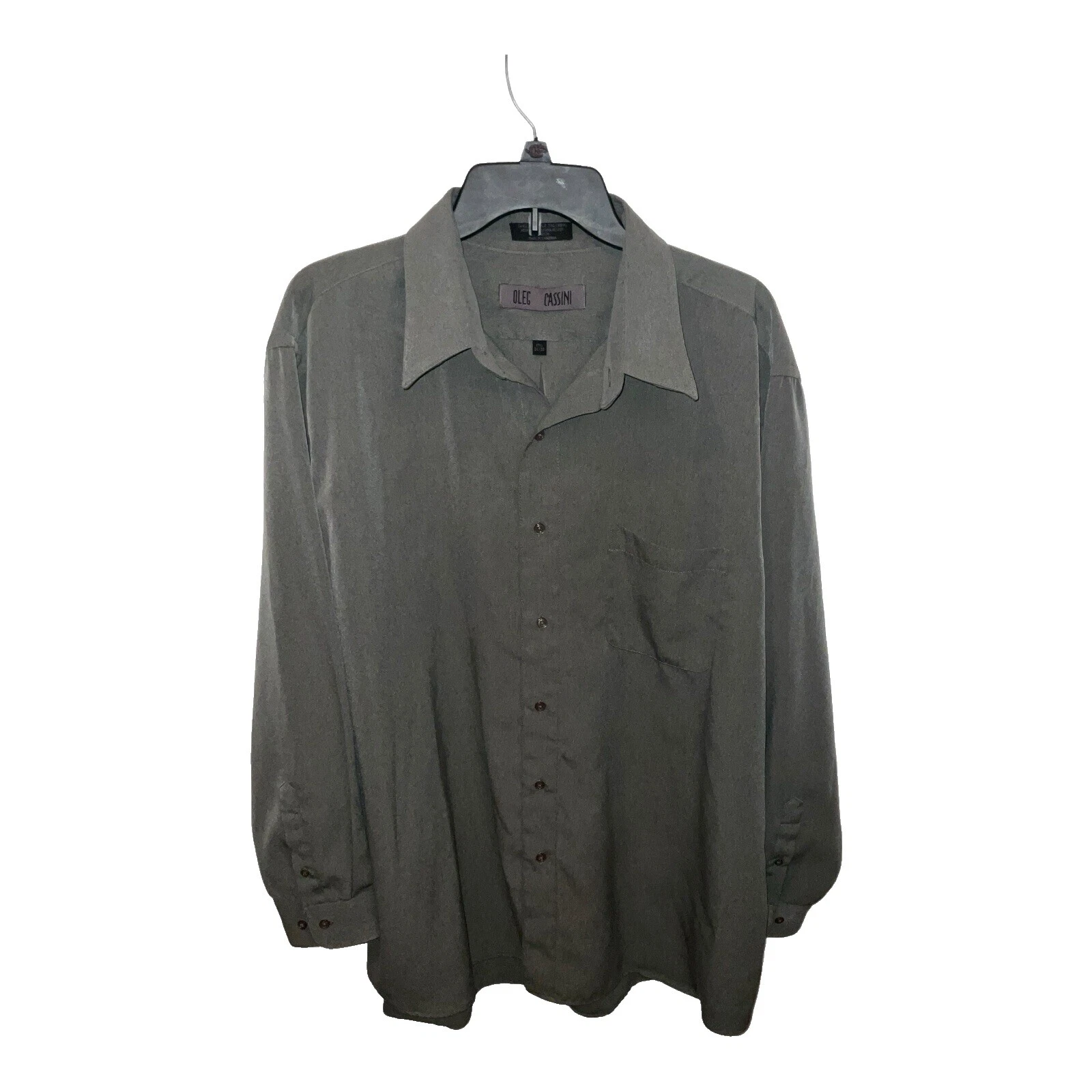Camisas de vestir de poliéster Oleg Cassini para hombres