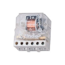 Finder 26.03.8.012.0000 10A Step Relay 12VAC SPST-NO & SPST-NC