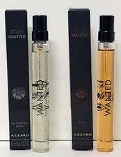 AZZARO THE MOST WANTED 0.33 oz TRAVEL SPRAY (PICK UR SCENT: PARFUM, EDP INTENSE)