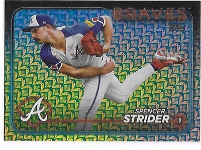 2024 Topps Series 1 Baseball Easter Foil Spencer Strider Braves