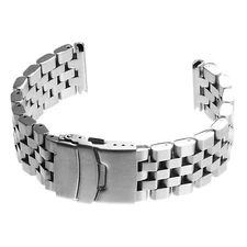 StrapsCo Heavy Duty Stainless Steel Super Engineer Metal Watch Band Bracelet