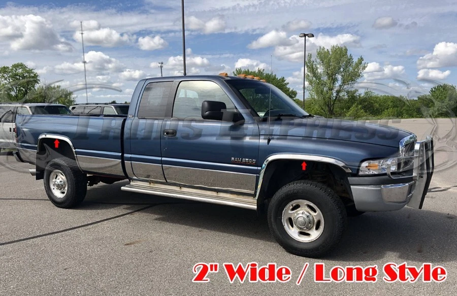 Chrome fender trim for sale dodge ram trucks