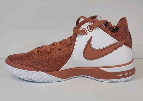 Nike Mens Size 7 LeBron NXXT Gen Texas Longhorns PE Team Basketball Shoes DN7091 - Picture 4 of 11