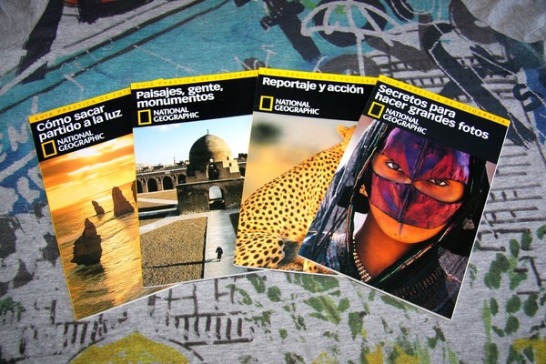⭐️Guía Práctica de Fotografía - Lote de 4 Guías - NATIONAL GEOGRAPHIC - NUEVO⭐️