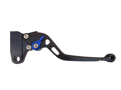 1x Schwarz Lang Motorrad Bremshebel Blau für Kawasaki ER6N ER6F 2009 - 2013
