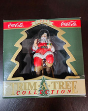 Coca-Cola 1947 Santa Trim A Tree Collection Ornament