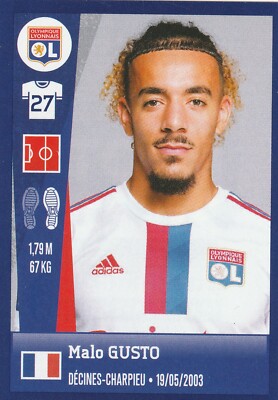 Autocollant OL Olympique Lyonnais – Sticker Football, Club Français, Multicolore