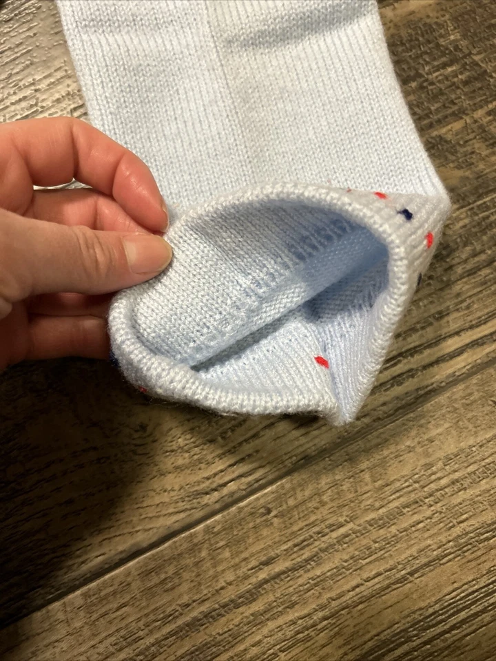 Calça camisa suéter vintage 1960’s 1970’s bebê menino criança 12m, 18m azul - Imagem 4 de 4