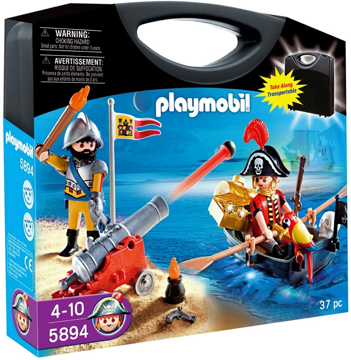 Playmobil 5894 Take Along Transportable Case Pirates Knights