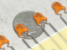 5 VISHAY 10TST10RE 100PF 100 PF 1000V 1KV 20% CERAMIC DISC DISK CAPACITOR USA
