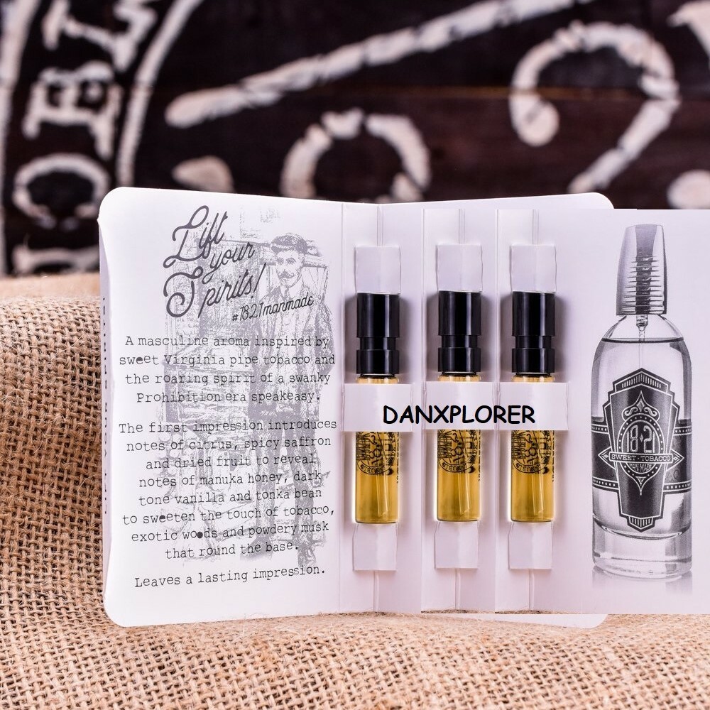SAMPLES* Man Made Sweet Tobacco Spirits Cologne