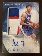 2019-20 PANINI Origins MATISSE THYBULLE ROOKIE  Patch Auto 1/1 RPA