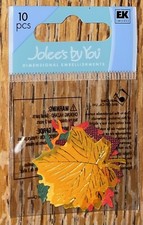 RARE Jolees Mini Fall LEAVES AUTUMN Seasons Fall FALLING Leafs 3D Card Scrapbook