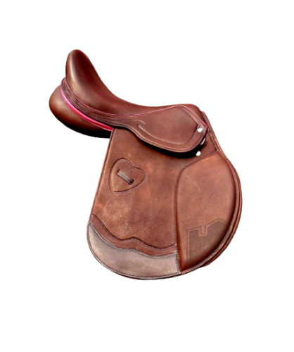 Jumping close contact Leather saddle Plastic Tree Size 14