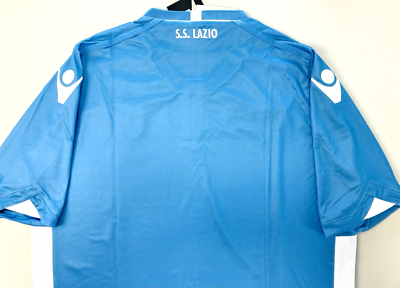 NWT SS LAZIO 2015/16 XL Home Macron Football Shirt Soccer Jersey