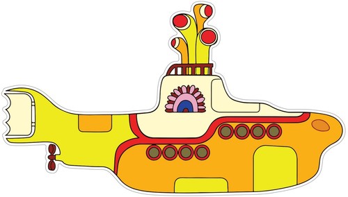 The Beatles Yellow Submarine Vinilo Pegatina Calcomanía Elegir Talla 2" -50" | eBay